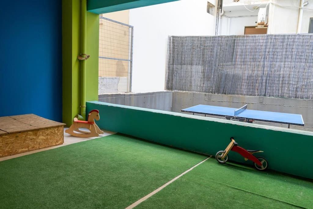 Central, Parking, Play Area, 1Km To The Sea Ηράκλειο Κρήτης Εξωτερικό φωτογραφία